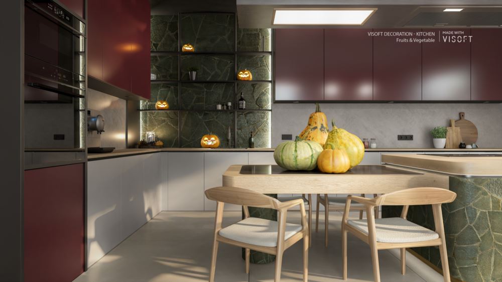 ViSoft Decoration - Kitchen- Pumpkin kitchen